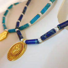Load image into Gallery viewer, Vintage Lapis Lazuli Necklace
