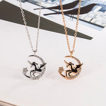 Load image into Gallery viewer, Star And Moon Unicorn Necklace
