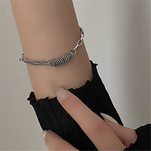 Load image into Gallery viewer, Multi-Ring Tassel Chain Bracelet
