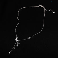 Load image into Gallery viewer, Star And Moon Tassel Necklace

