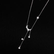 Load image into Gallery viewer, Star And Moon Tassel Necklace
