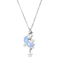 Load image into Gallery viewer, Moon Splash Galaxy Crystal Necklace

