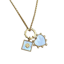 Load image into Gallery viewer, Mother Shell Inlaid Love Necklace
