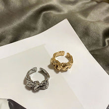 Load image into Gallery viewer, Tin Foil Irregular Geometric Ring
