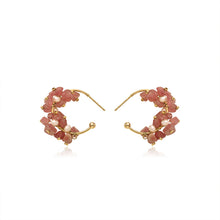 Load image into Gallery viewer, Strawberry Crystal Earrings
