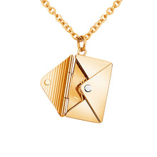 Load image into Gallery viewer, Custom Envelope Necklace
