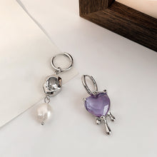 Load image into Gallery viewer, Melted New Crystal Zircon Earrings
