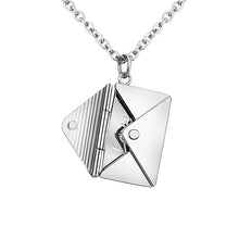 Load image into Gallery viewer, Custom Envelope Necklace
