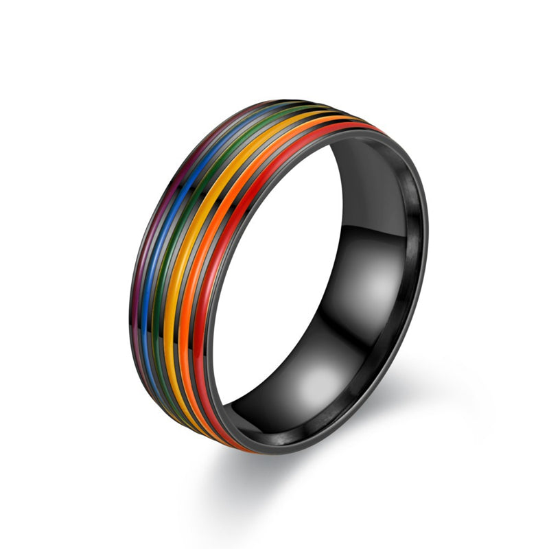 Rainbow Flag Gay Ring