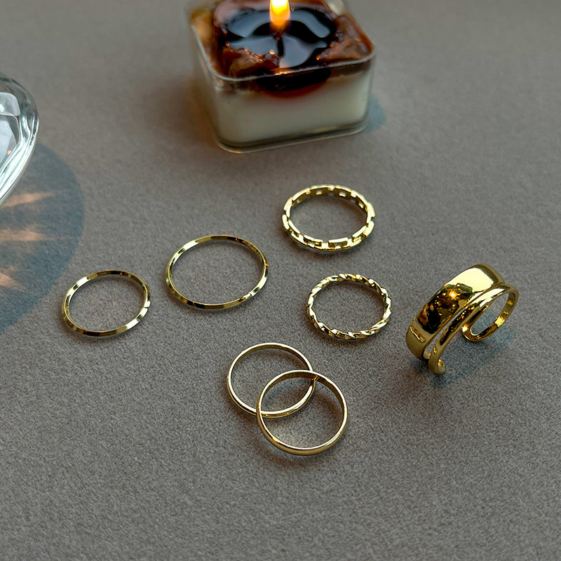 Seven-Piece Ring
