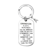 Load image into Gallery viewer, To My Grandson Granddaughter Gift Lettering Keychain
