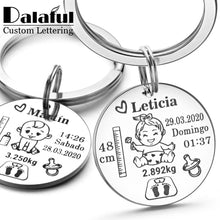 Load image into Gallery viewer, Lovely Personalized Baby Keychain

