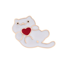 Load image into Gallery viewer, Cute Cartoon Cat Badges Brooch
