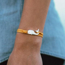 Load image into Gallery viewer, Whale Tail Anchor Bracelet
