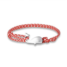 Load image into Gallery viewer, Whale Tail Anchor Bracelet
