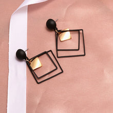 Load image into Gallery viewer, Round Dangle Drop Korean Earrings
