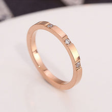 Load image into Gallery viewer, Thin Titanium Steel Couple Ring
