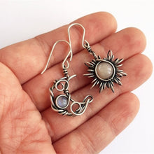 Load image into Gallery viewer, Sun and Moon Earrings
