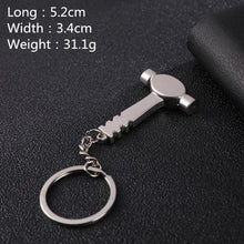 Load image into Gallery viewer, Portable Mini Utility Pocket Clasp Ruler Hammer
