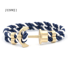 Load image into Gallery viewer, Men Anchor Bracelet
