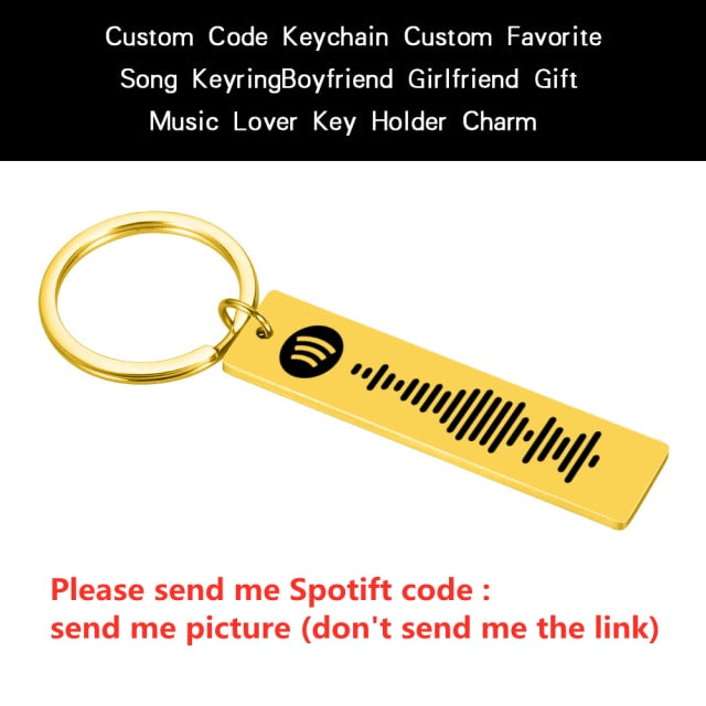 Custom Code Keychain