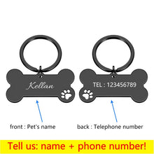 Load image into Gallery viewer, Personalized Pet ID Tag Keychain
