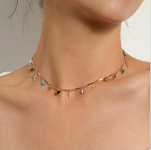 Load image into Gallery viewer, Pearl Bead Chain Choker Necklace
